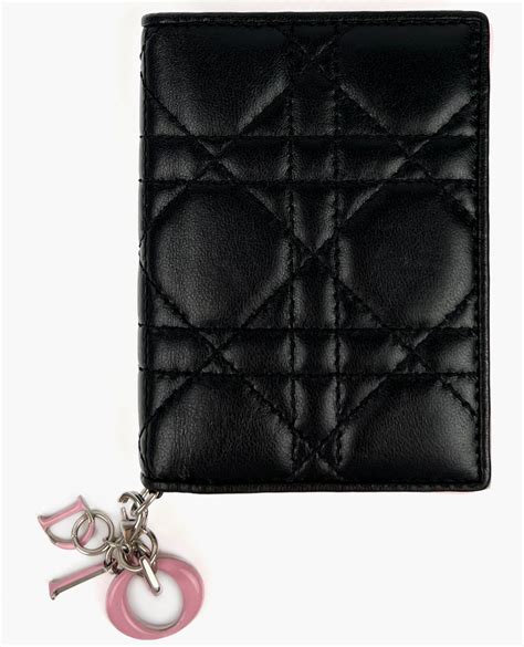 lady dior bloom card holder|lady dior flap card holder.